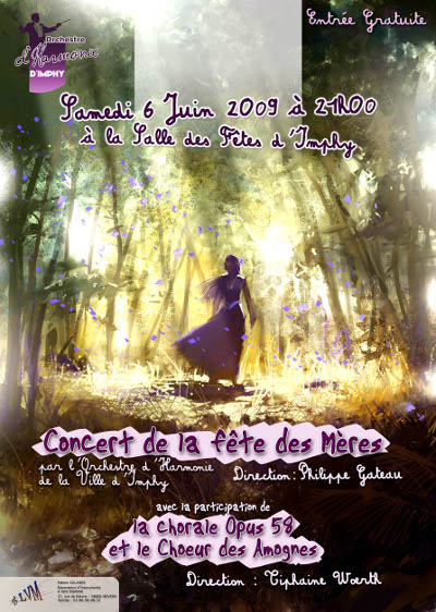 Affiche du Concert de la Fête des Mères