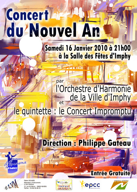 Affiche du Concert du Nouvel An 2010 de l'OHVI