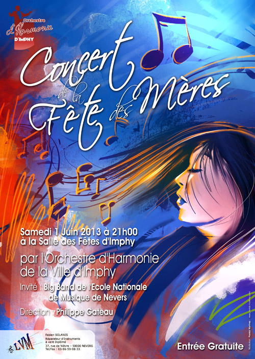 Affiche du concert