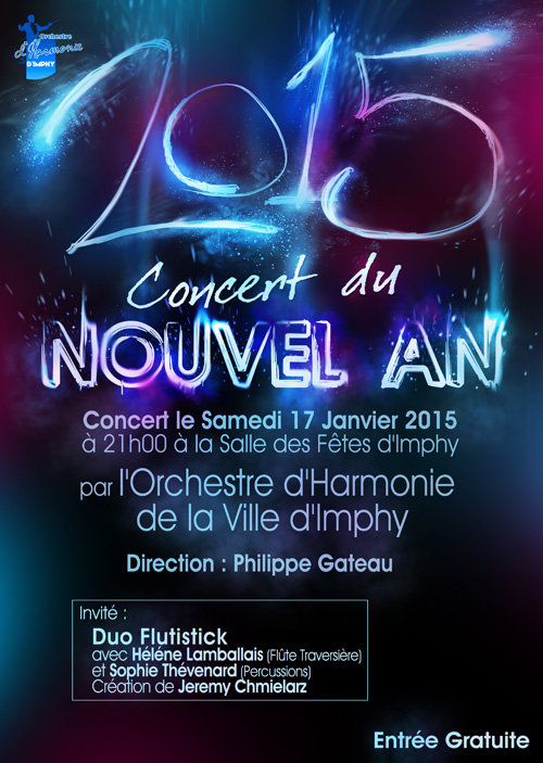 Affiche du Concert du Nouvel An 2015