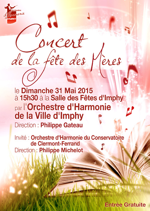 Affiche du Concert de la Fête des Mères 2015