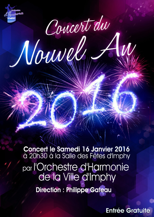Affiche du Concert du Nouvel An 2016